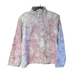 Kaktus Floral‎ Embroidered Sequin Beaded Jacket NWT
